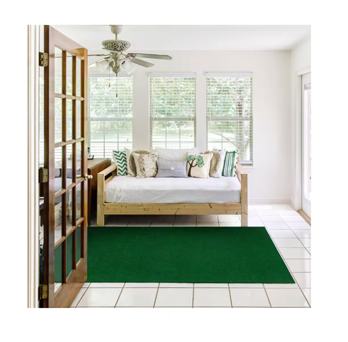 Green Artificial Grass Rug 6 ft. x 8 ft. Patio Deck Indoor Outdoor Landscape NEW - Picture 6 of 9