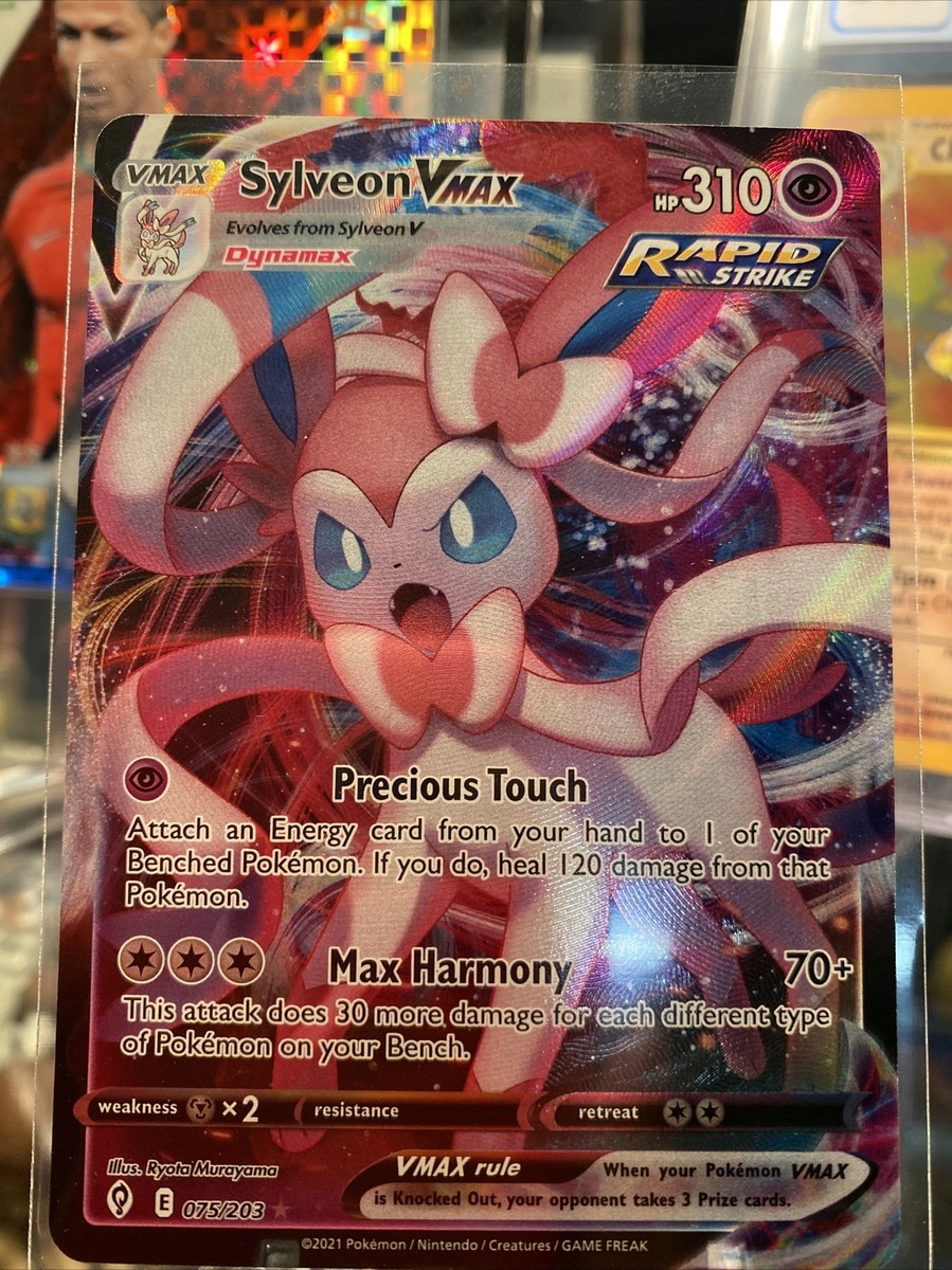 シングルカード Sylveon Vmax Pokemon S-Chinese Sylveon VMAX CSR Holo Mint 161/132 Holo