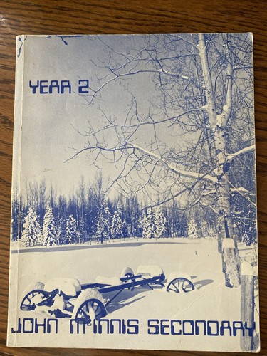 John McInnis Escuela Secundaria Prince George BC 1974 Anuario Anual Canadá JMSS - Imagen 1 de 10