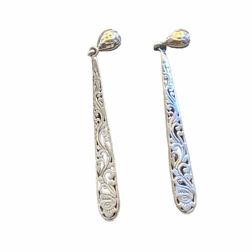Sarda gehämmert Sterling Silber 925 Bali Handwerk Ohrhänger NEU mit Box - Bild 3 von 17