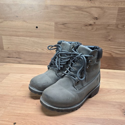 🌟Timberland BROWN Suede Nubuck Boys Boots Youth Premium UK 10.5, eu 28🌟 - Picture 2 of 6