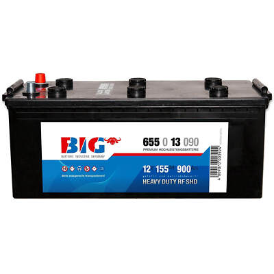 LKW Batterie 12V 155Ah BIG Starterbatterie Traktor Schlepper ersetzt 143Ah 140Ah