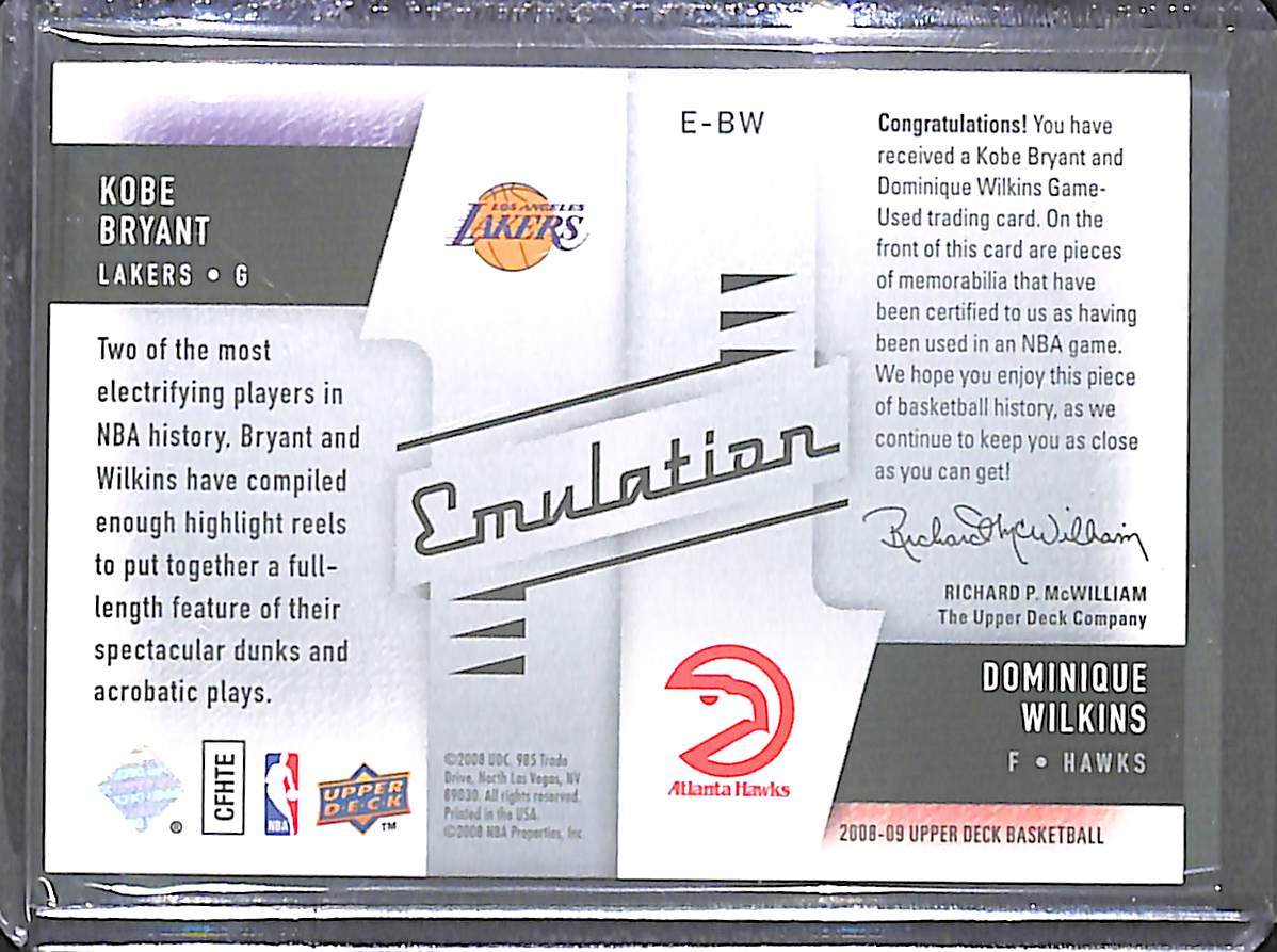 その他 Kobe McGrady UpperDeck Classic Duals KOBE BRYANT / TRACY McGRADY 2002 UPPER DECK CLASSIC DUAL