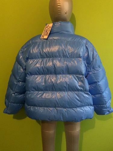 Future Collective W/ Kahlana Barfield Brown Puffer Jacket ( 1X ) Blue - Picture 8 of 12