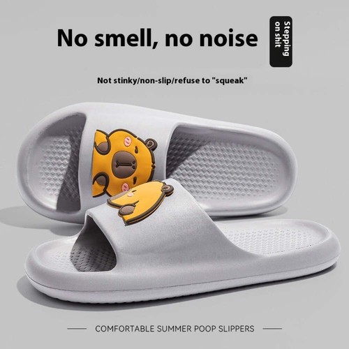Cute Cartoon Dog Slippers Non-slip Floor Bathroom Slipper Summer Women's House S - Picture 53 of 93