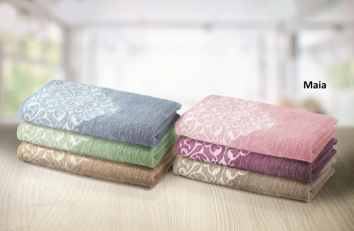 Juego de 4 toallas de mano con bordado jacquard. 100% Algodón Premium 20"x30" - Imagen 4 de 20