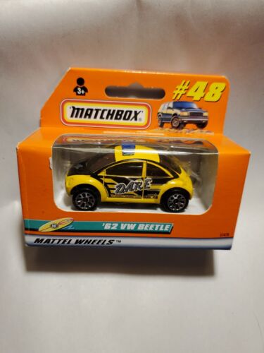 Matchbox 1998 #48 '62 Volkswagon VW Beetle "Bug" Diecast Car 1:64 New