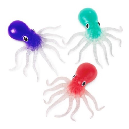 Ooey Gooey Oktopus Frosch Seestern Quallen zerdrückbares Spielzeug Spaß sensorisch taktil ASD - Bild 33 von 81