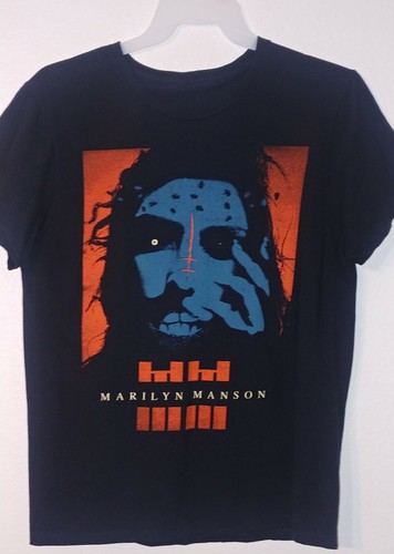 Marilyn Manson Black T-Shirt Men's - Picture 2 of 3