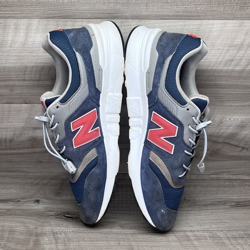 New Balance 997 Navy Blue Red Grey Mens Size 12 CM997HAY Athletic Shoes Sneakers - Picture 5 of 10