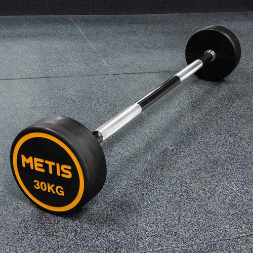 METIS Gummi Langhantelgewichte [10–45kg] | FESTE BAR - Gewichtheben Fitnessstudio Workouts - Bild 71 von 83
