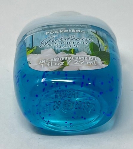 1 BATH & BODY WORKS GARDENIA SPRING RAIN POCKETBAC ANTI BACTERIAL HAND GEL RARE - Picture 4 of 4