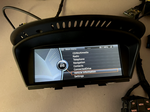 BMW OEM E90 E91 E92 E93 M3 RETROFIT CIC HDD Multimedia Professional Navigation - Picture 13 of 24