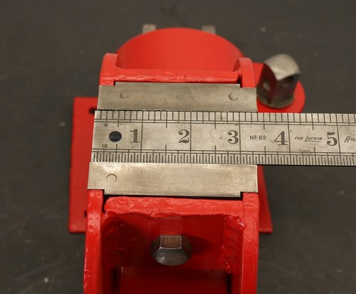 3-3/8" Schum Schraubstock mit gezahnten Backen & drehbarer Basis Bank Mechaniker Schraubstock Milhoff - Bild 6 von 10