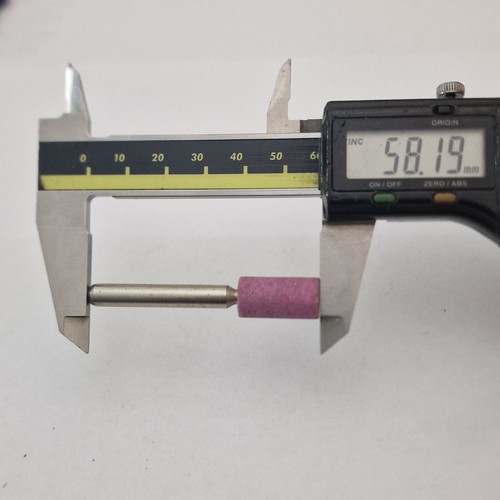 12 Stück zylindrischer Schleifstein - 1/4 Zoll Schaft montiert Schleifmittel Schleifen N402 - Bild 11 von 19