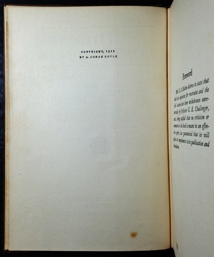 The Lost World by Sir Arthur Conan Doyle, First American Edition, George H Doran - Picture 6 of 12
