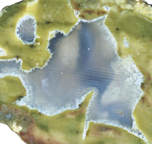 Achat/Agate Thunderegg von Eddy Bed in Oregon, USA - mit schönen Farben - TOP !! - Bild 6 von 6