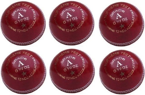 Pelotas de Cricket Calidad Partido Grado A Pelota de Cricket Senior 5.5oz Víbora Pelota de Cricket - Imagen 4 de 7