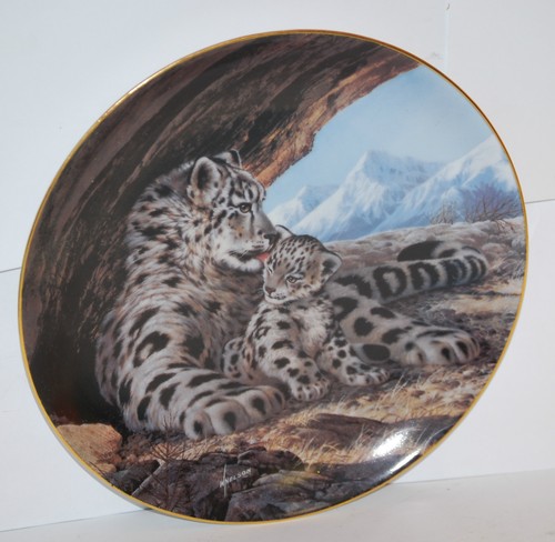 Targa "Il leopardo delle nevi" 2° emissione nell'ultimo del loro genere, specie in via di estinzione - Foto 4 di 6