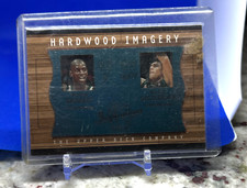 2001-02 Inspirations Hardwood Imagery Dual Kevin Garnett Wally Szczerbiak HOF