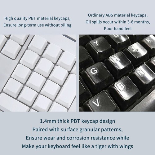 133 Key Mechanical Keyboard Keycaps Set PBT Keycaps Cherry MOA Profile Key C _yi - Afbeelding 6 van 19