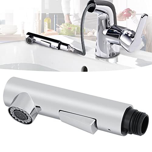 Kitchen Sink Faucet Sprayer Head, Universal Bathroom Pull Out Nozzle - Picture 5 of 8