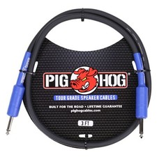 Pig Hog 9.2mm Tour Grade Speaker Cable, 3ft 14 gauge wire PHSC3