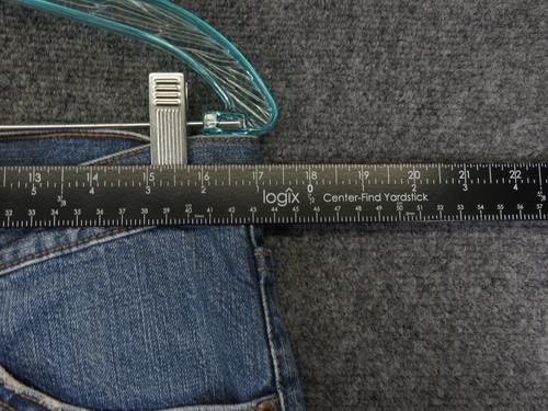 John B Stetson Herren Jeans Etikett 34x28,5 Blau Denim LESEN: Beine wurden gesäumt - Bild 2 von 18