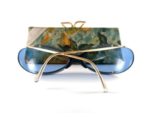 NEW VINTAGE RENAULD OF FRANCE 1965 " THE BIKINI " GOLD SPECTACULARS SUNGLASSES - Picture 8 of 13
