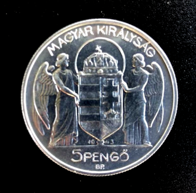 Hungary, 1943, 5 Pengo, BU-UNC, PROOF, Rare WW2 mintage ! | eBay