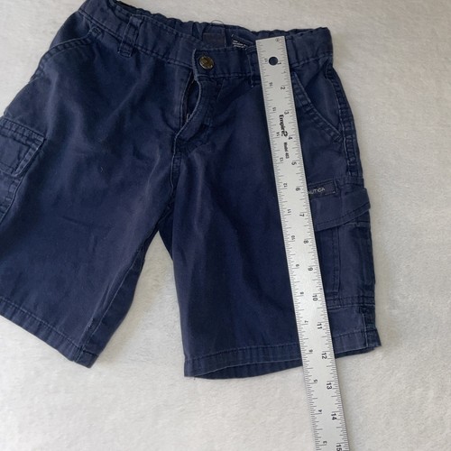 Náutica Boys Casual Navy Blue Shorts With Multiple Pockets Size T5 - Picture 9 of 11