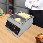Commercial Chocolate Fountain Professional 2 Pots Melting Machine 12kg/26.46lbs