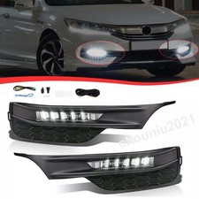 For 2016 2017 Honda Accord Led Fog Lights Wbezel Switch Set Driver Passenger For 2016 2017 Honda Accord Led Fog Lights Wbezel Switch Set Driver Passenger