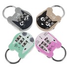  4pcs Multifunktions-Pad-Padsschlösser kompakten Schließfachschlössern