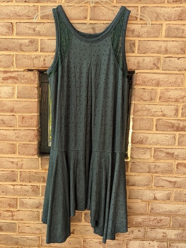 Intimately Free People Voile Lace Trapeze Slip Dress Size Med Boho Tunic Dress - 第 7/15 張圖片