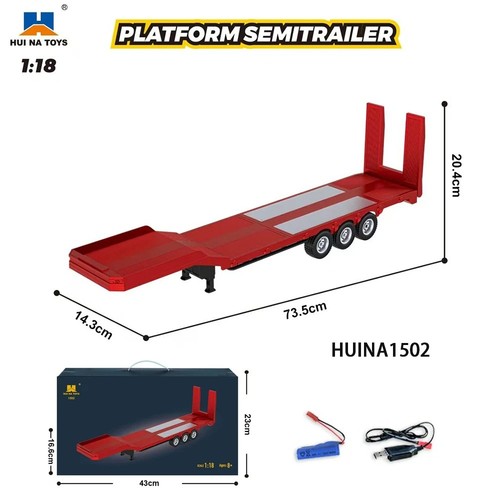 HUINA 1501 770S Scania Alloy Tractor 19CH RC Truck 1/18 2.4G remote control - Picture 7 of 16