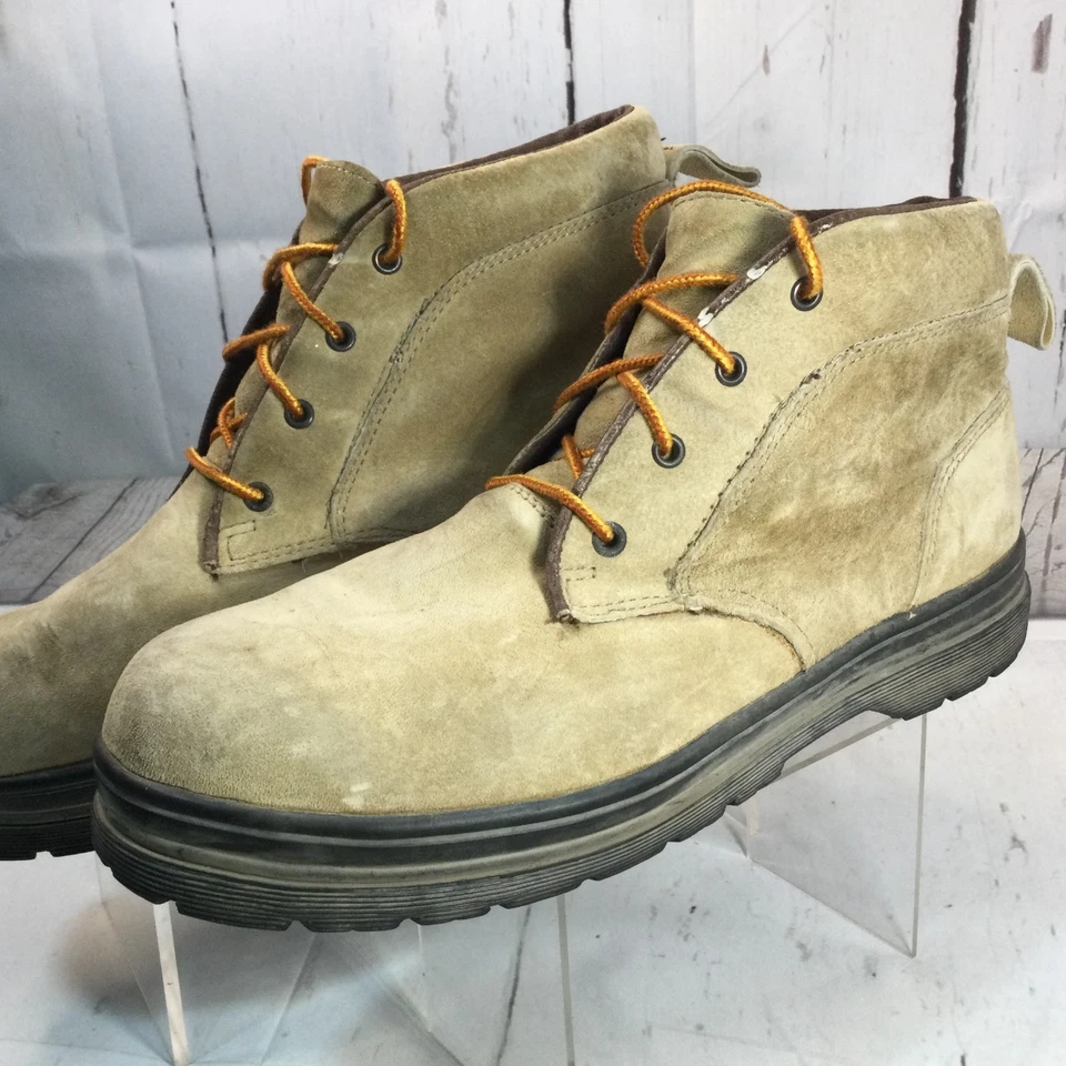 Botas de Colección Hush Puppies Talla 10.5 Terminal Caoba Frotar Cuero Trabajo Con Cordones  Foto 2 de 4