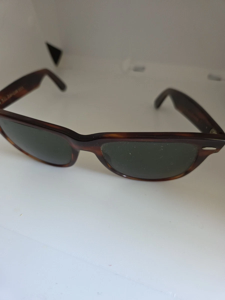 Ray-Ban Tortoise Green Vintage Sunglasses for sale | eBay display picture 3