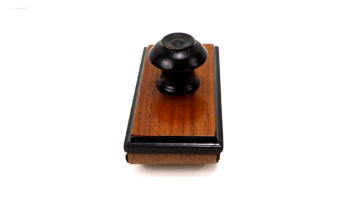 Copy of 1890's Solid TEAK Ink Rocker Blotter Handmade MN 2 Papers Included #53 - Picture 5 of 20