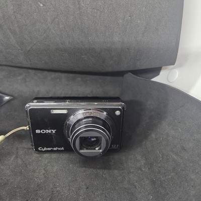Sony Cybershot DSC-W290 12.1 Mega Pixels Camera Black-  No Charger #2
