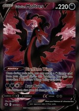Galarian Moltres V (Full Art) Ultra Rare SWSH06: Chilling Reign 176/198 NM