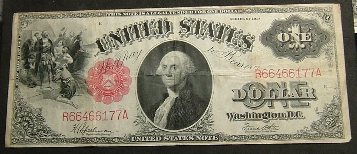 Circulated $1 1917 Year United States Large Size Notes for sale | eBay
