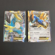 Pokemon - Cobalion EX 133/135 FULL ART - Plasma Storm Holo NM + FREE 93/135 SET