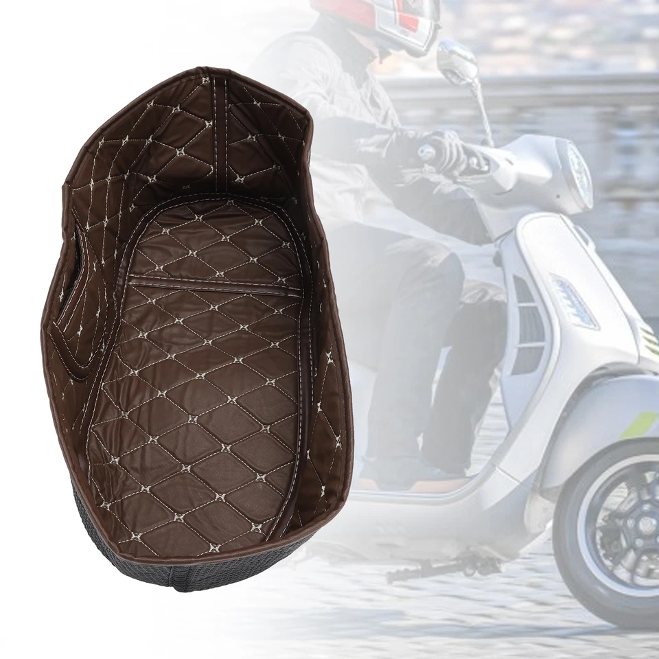 Seat Bucket Liner Pad Trunk Inner Protector Fit Brown For Vespa Gts 300 Gts300E6 - Image 2 of 4