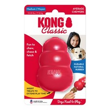 KONG Classic, Medium, 3 1/2", Red