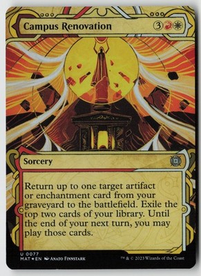 Campus Renovation (Showcase) 77 Foil March of the Machine: The Aftermath NM