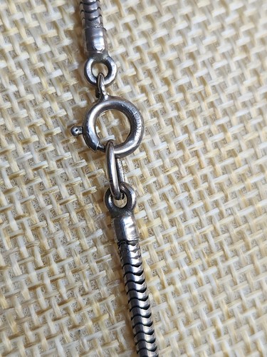 STERLING Anhänger Halskette Kette 925 PHARAO SIGNIERT Vintage 23,85 Gramm - Bild 9 von 10