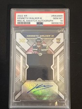 2022 Panini XR - Kenneth Walker III -Rookie XL Swatch Auto RXA-MW Silver /199