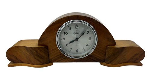 Orologio Sveglia Meccanica Veglia in Legno Antico - Imagen 1 de 4