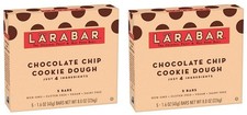 Larabar Cioccolato Chip Biscotti Impasto Frutta e Noci Alimenti Barretta Confezione da 2 Box